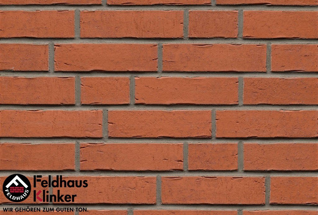 Фасадная плитка ручной формовки Feldhaus Klinker R759 vascu terreno oxana NF14, 240*14*71 мм