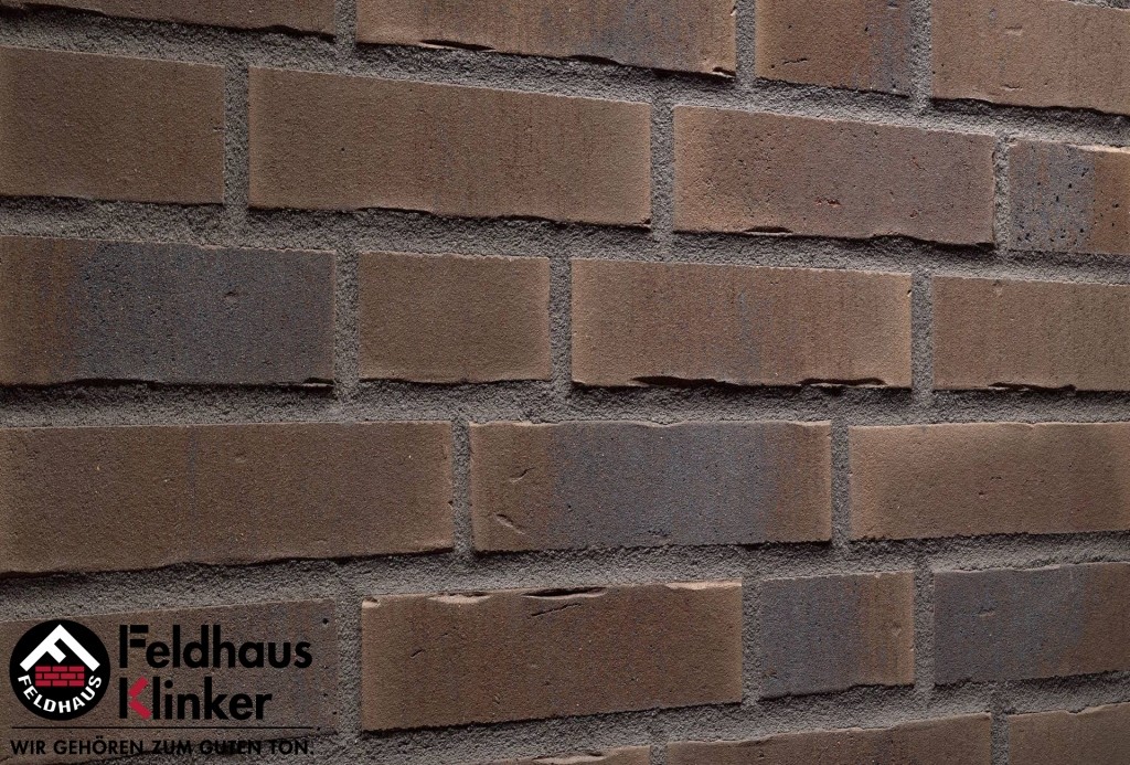 Фасадная плитка ручной формовки Feldhaus Klinker R745 vascu geo venito NF14, 240*14*71 мм