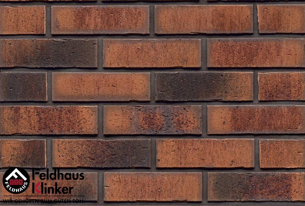 Фасадная плитка ручной формовки Feldhaus Klinker R767 vascu terracotta locata NF14, 240*14*71 мм