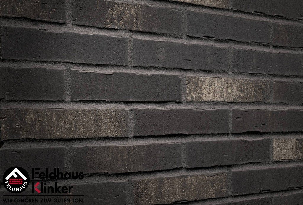 Фасадная плитка ручной формовки Feldhaus Klinker R739 vascu vulcano blanca NF14, 240*14*71 мм