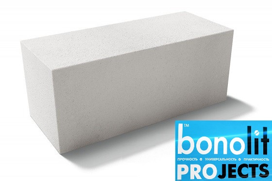 Газобетонные блоки Bonolit Projects (г.Электросталь) D500 B3,5 600х250х400