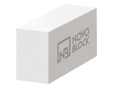 Блок газобетонный стеновой D600 NOVOBLOCK B3,5 625х400х200мм