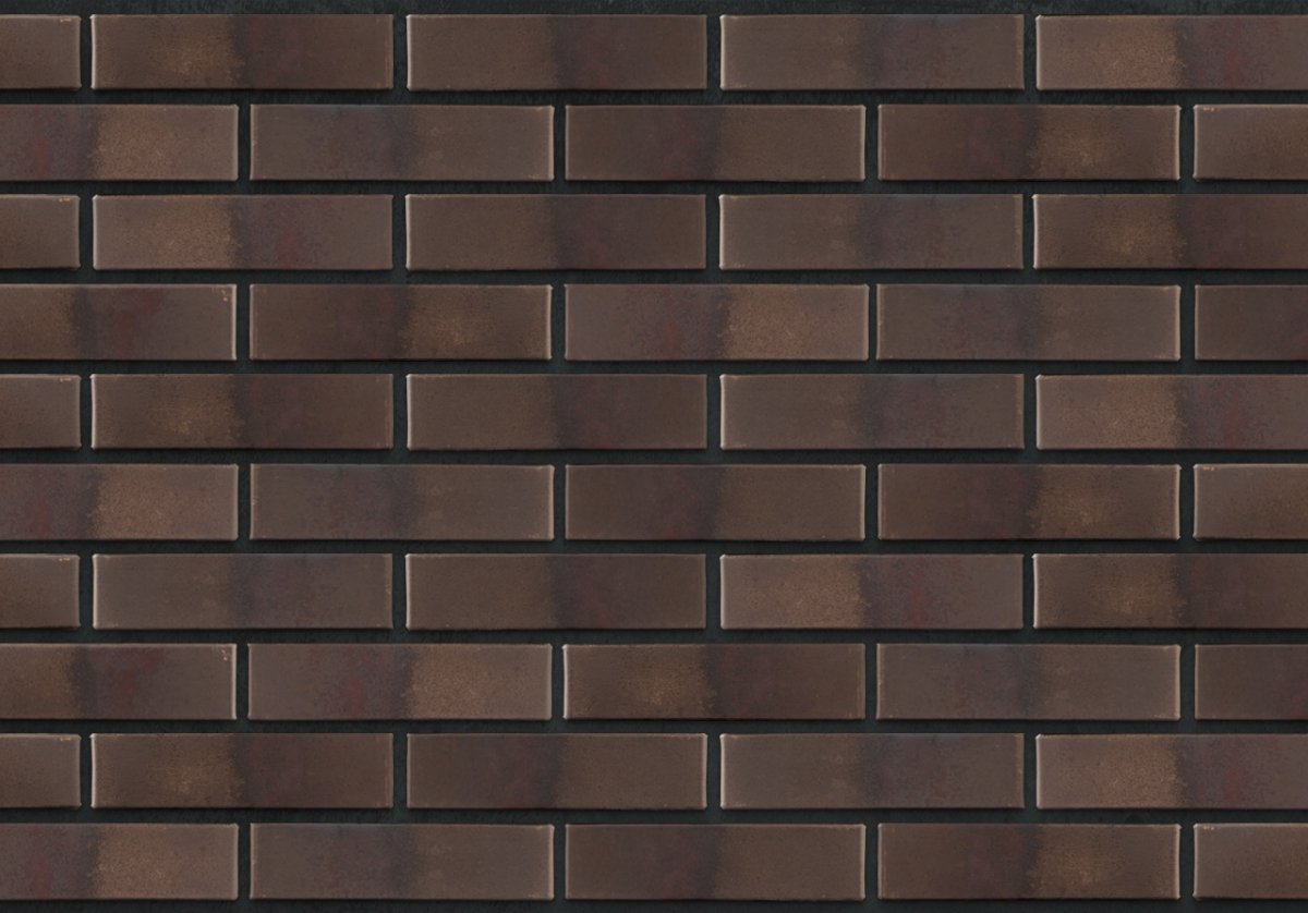 Облицовочный кирпич Славянский кирпич Милан (коричневый) - 250x120x65 мм
